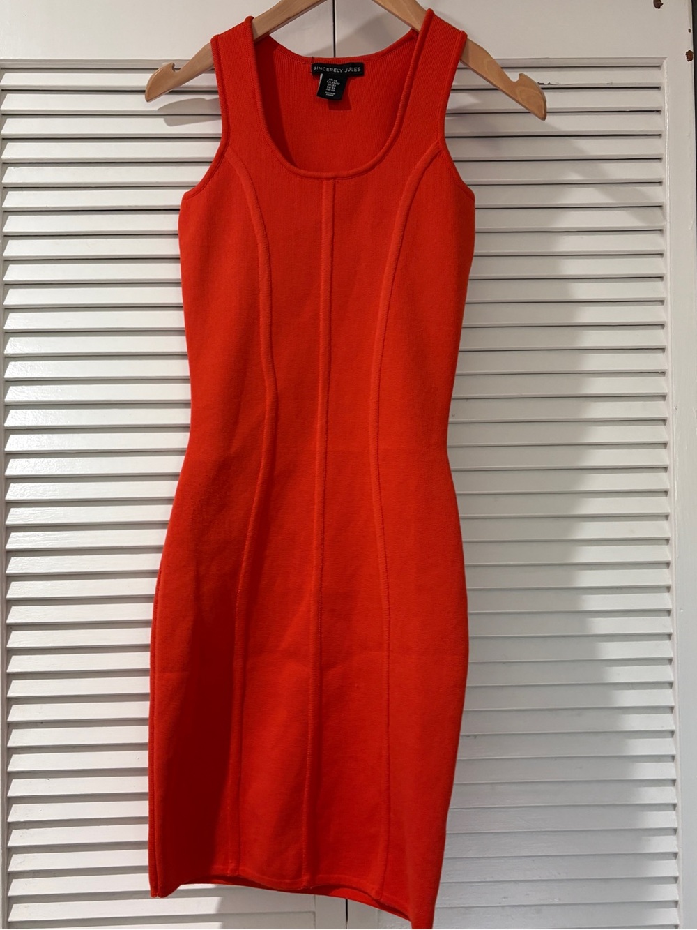 Sincerely Jules Sleeveless Orange Dress